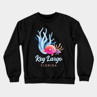 Key Largo Florida Coral Reef Diving Snorkeling Crewneck Sweatshirt